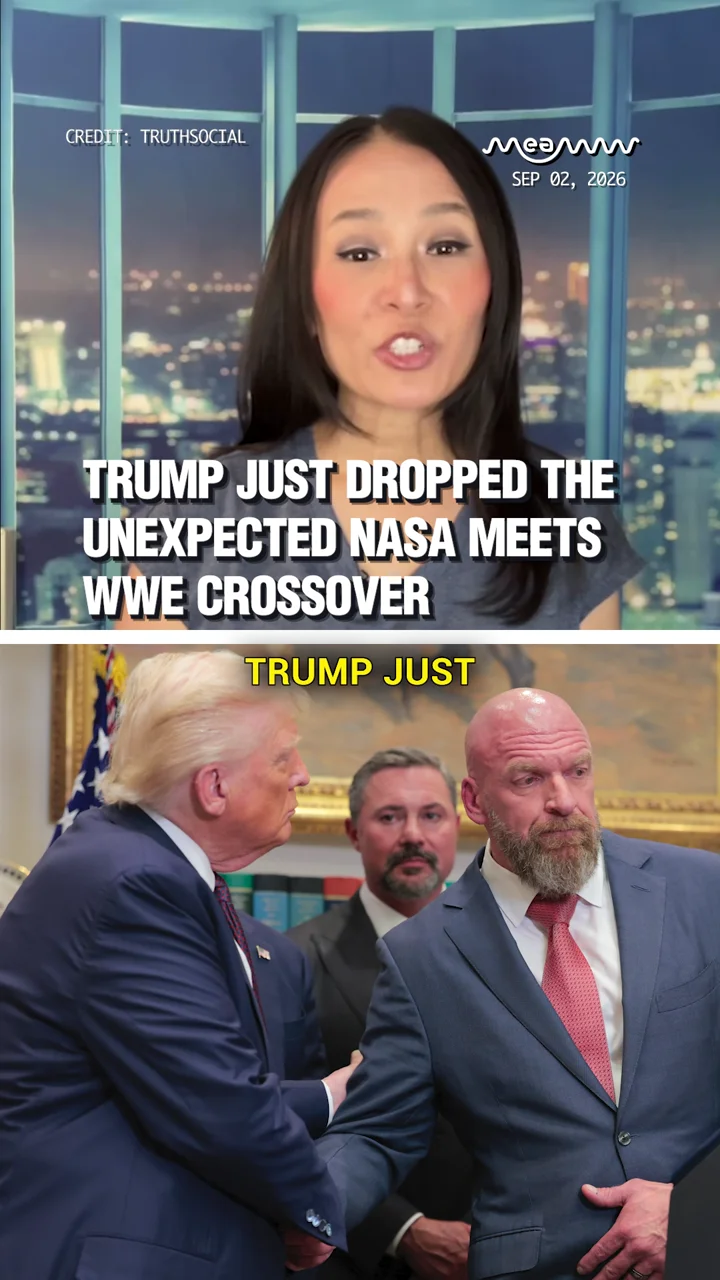 Trump Just Dropped the Unexpected NASA Meets WWE Crossover