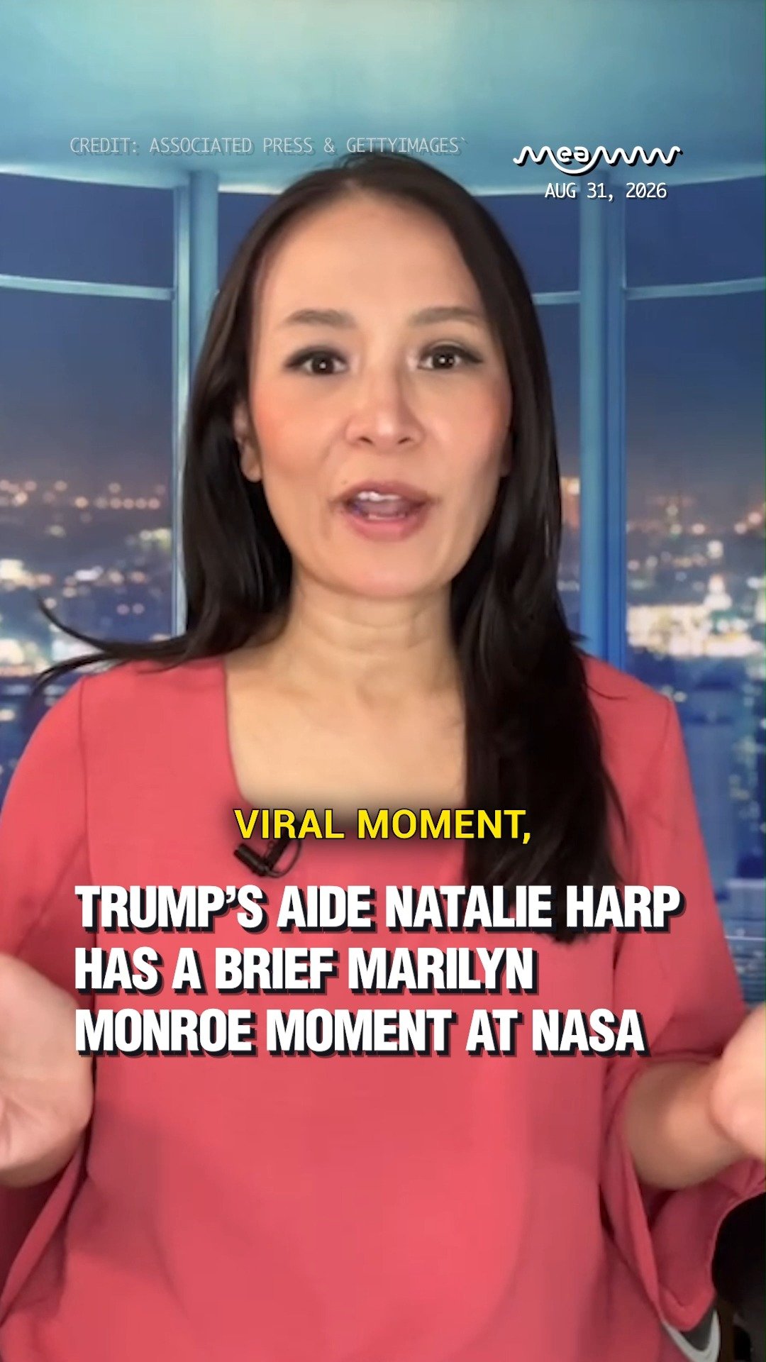 Trump’s Aide Natalie Harp Has a Brief Marilyn Monroe Moment At NASA