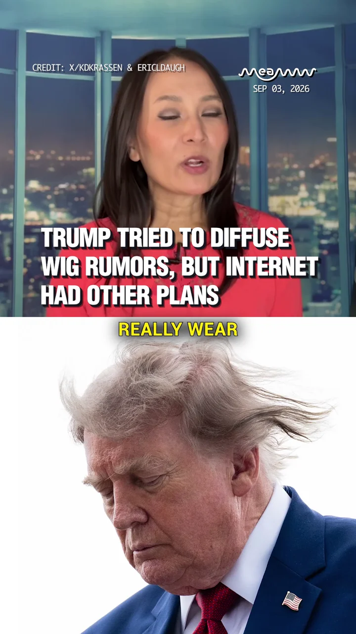 Trump Tried to Diffuse Wig Rumors, But Internet Had Other Plans