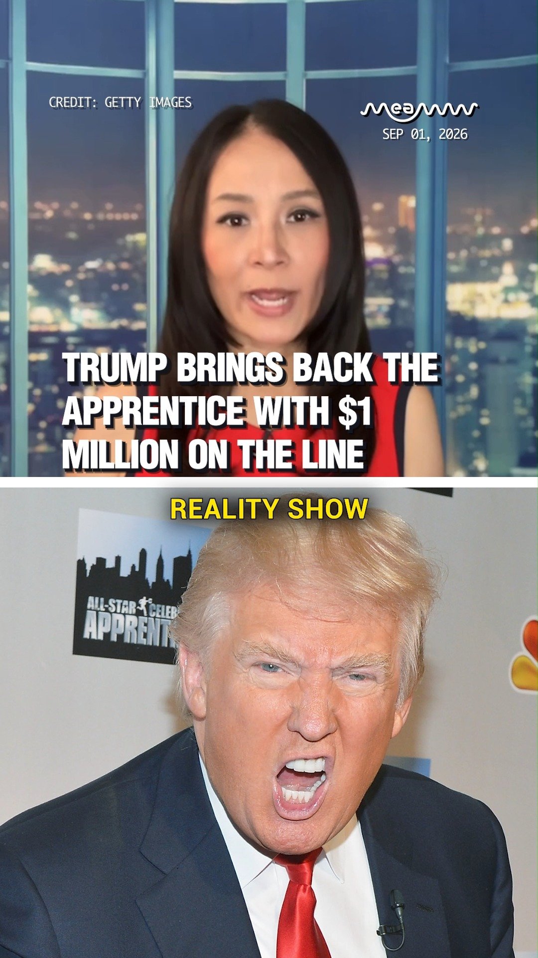Trump Brings Back the Apprentice With $1 Million on the Line.