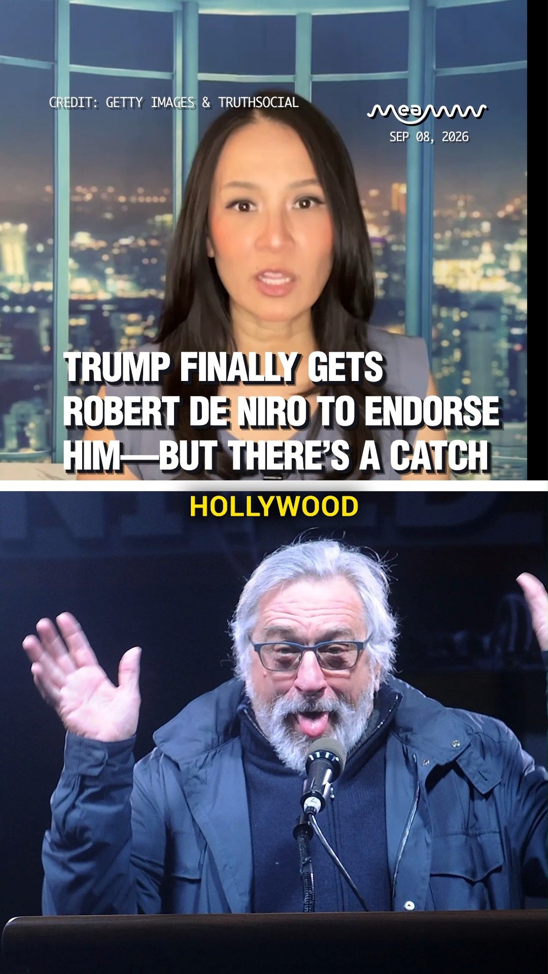 Trump Finally Gets Robert De Niro to Endorse Him—But There’s a Catch