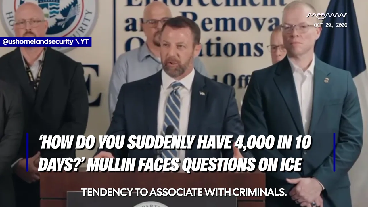 ‘How Do You Suddenly Have 4,000 in 10 Days?’ Mullin Faces Questions on ICE