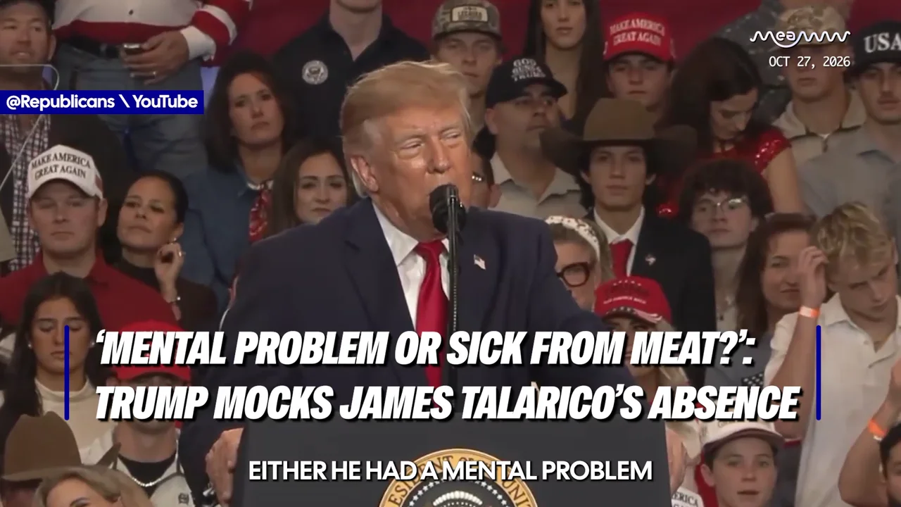 ‘Mental Problem or Sick From Meat?’: Trump Mocks James Talarico’s Absence