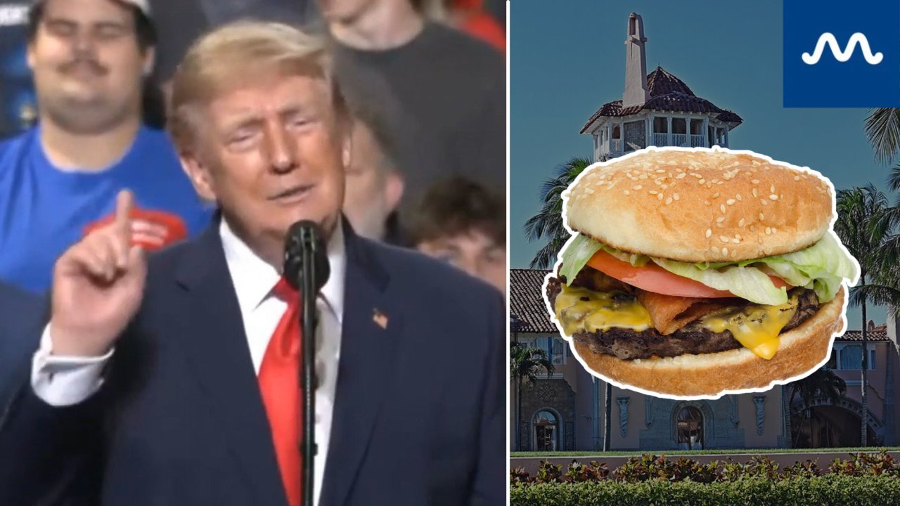 ‘One Hamburger and a Small Dessert’: Trump Jokes About $5,000 at Mar-a-Lago