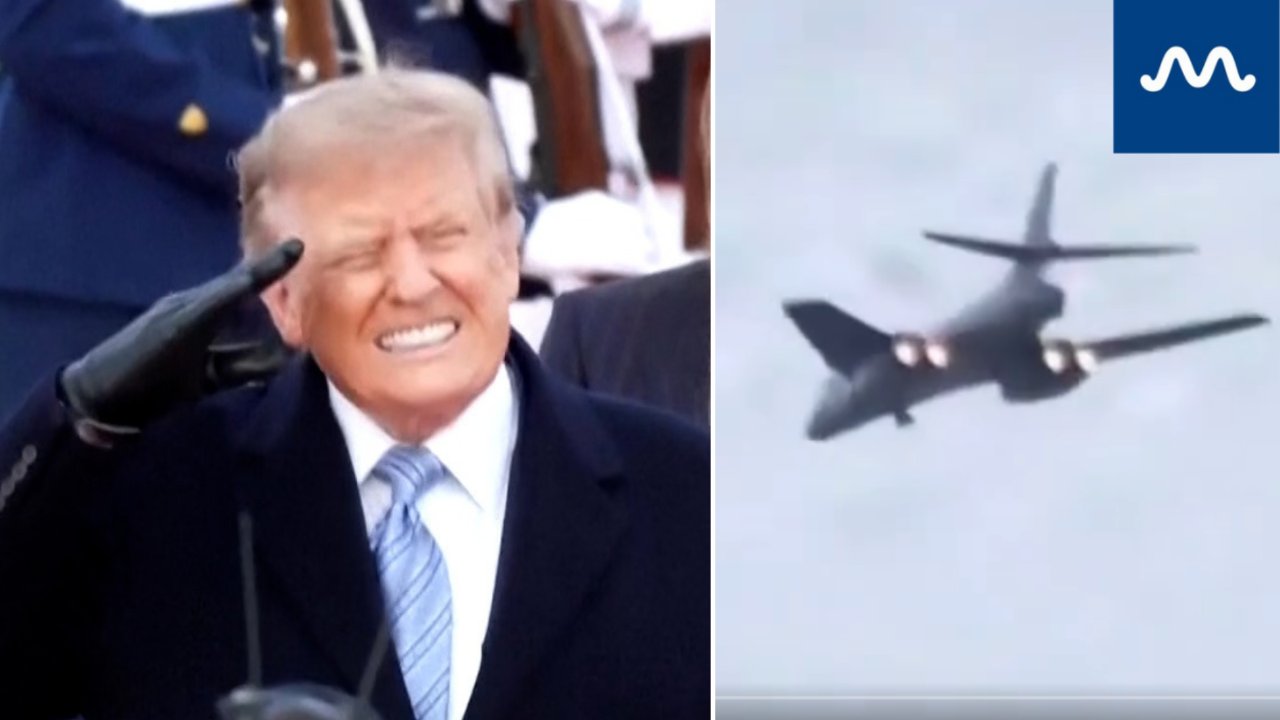 Watch Trump’s Priceless Reaction as Military Jets Roar Over Xi’s Arrival