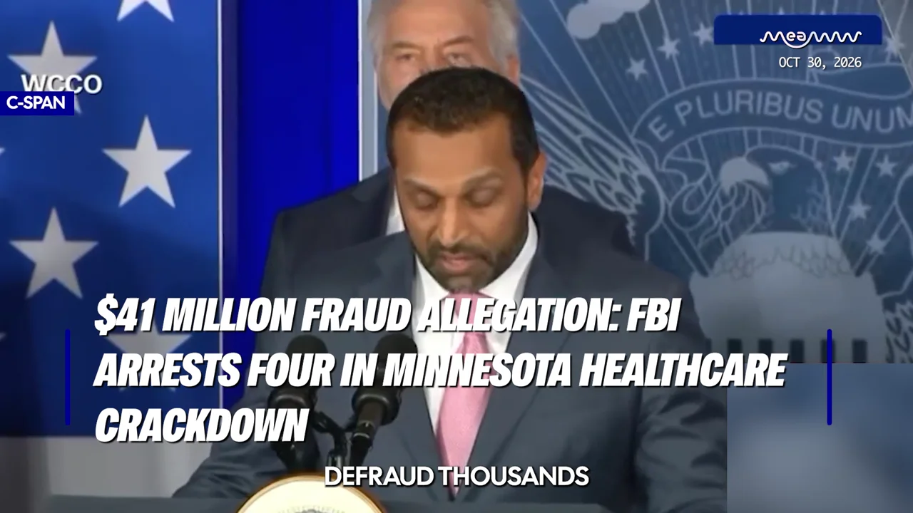 $41 Million Fraud Allegation: FBI Arrests Four in Minnesota Healthcare Crackdown