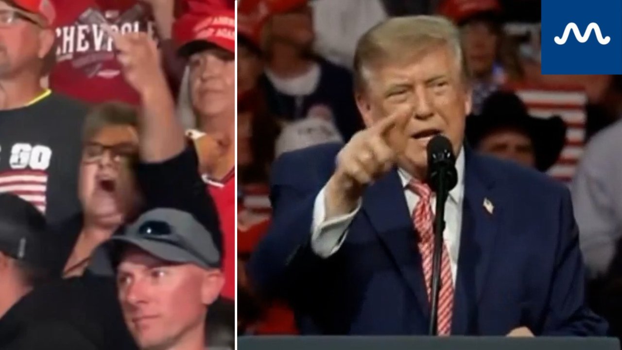 ‘They’re Paid Protesters’: Trump Responds as Hecklers Disrupt Kansas Rally