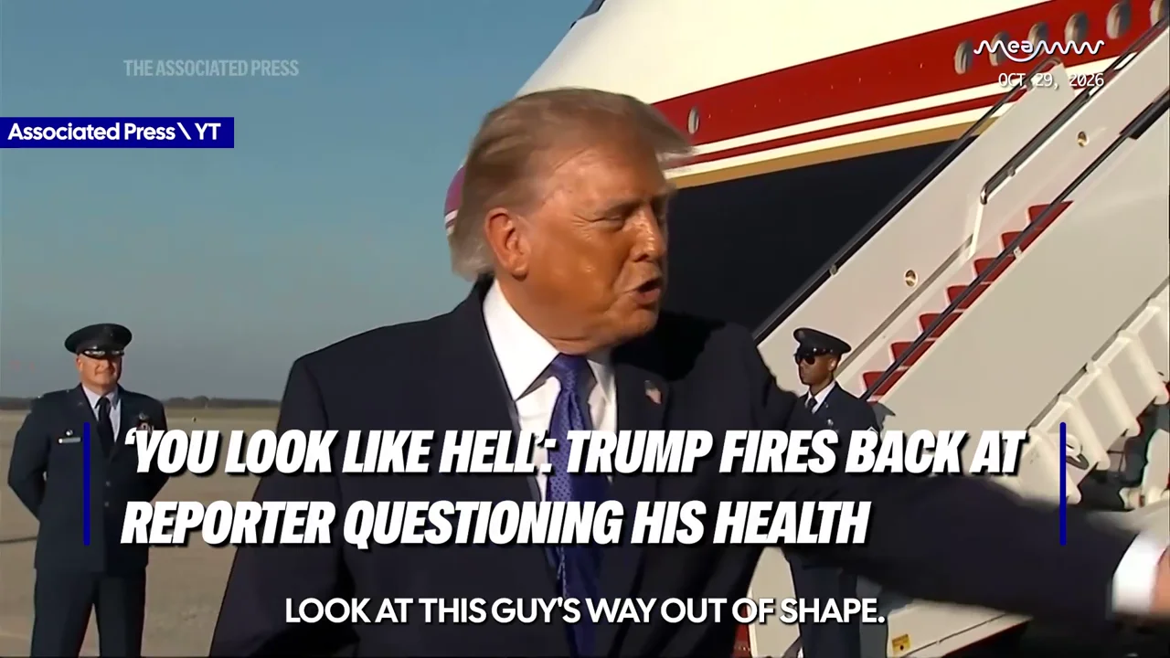 ‘You Look Like Hell’: Trump Fires Back at Reporter Questioning His Health