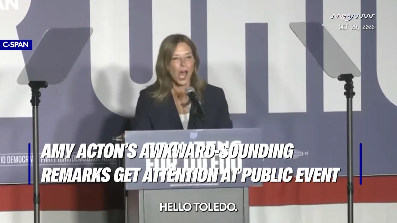 Amy Acton’s Awkward-Sounding Remarks Get Attention at Public Event