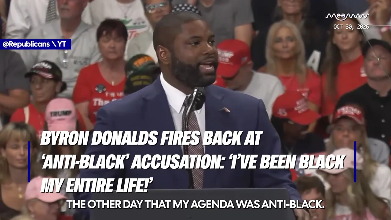 Byron Donalds Fires Back at ‘Anti-Black’ Accusation: ‘I’ve Been Black My Entire Life!’