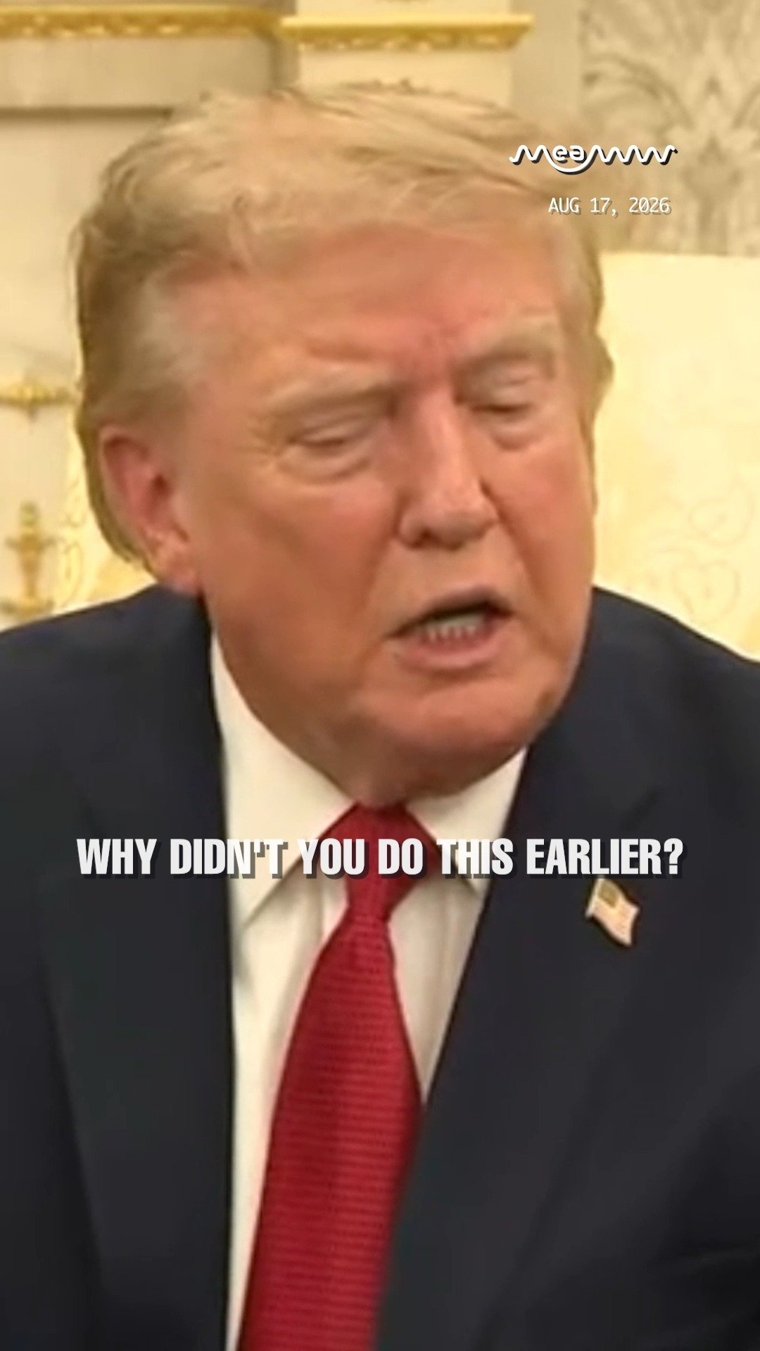 Trump Questions Timing of White House Ballroom Lawsuit
