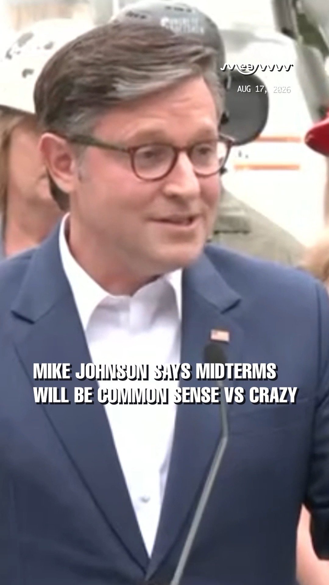 Mike Johnson Says Midterms Will Be Common Sense vs Crazy