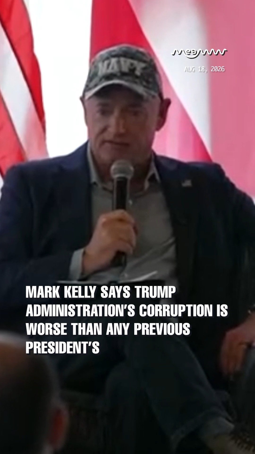 Mark Kelly Says Trump Administration’s Corruption Is Worse Than Any Previous President’s