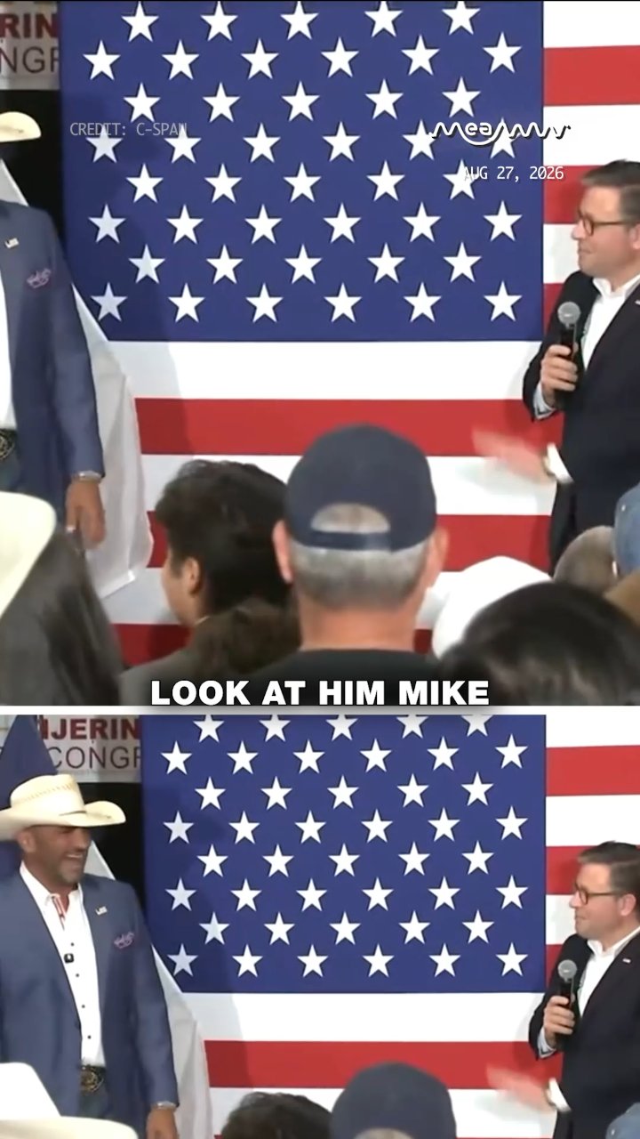 Speaker Johnson Mimics Trump on Texas Trail