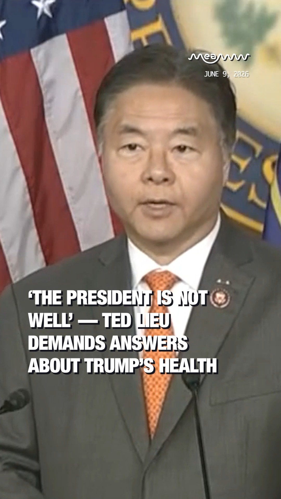 ‘The President Is Not Well’ — Ted Lieu Demands Answers About Trump’s Health