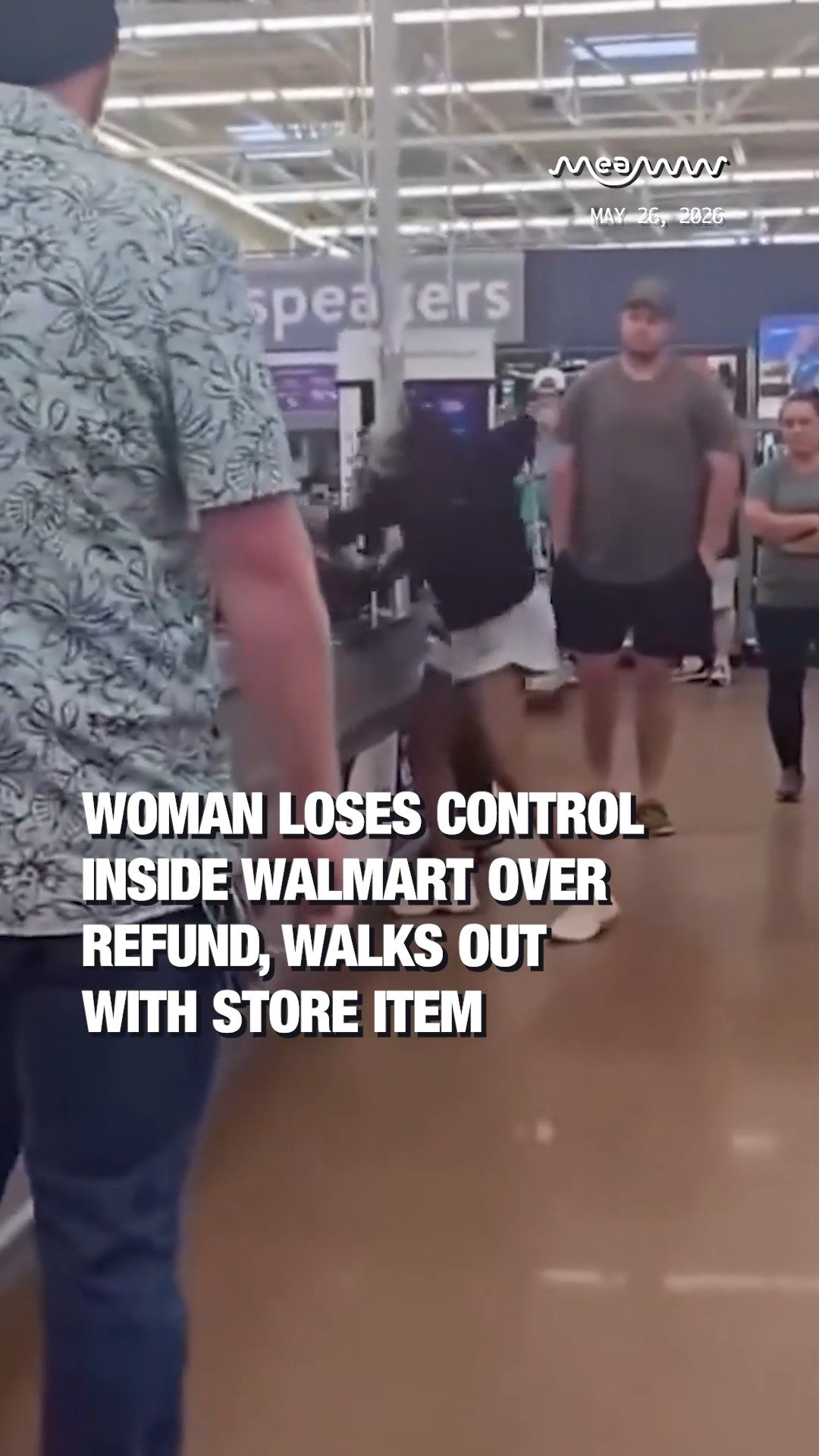 Woman Loses Control Inside Walmart Over Refund, Walks Out With Store Item