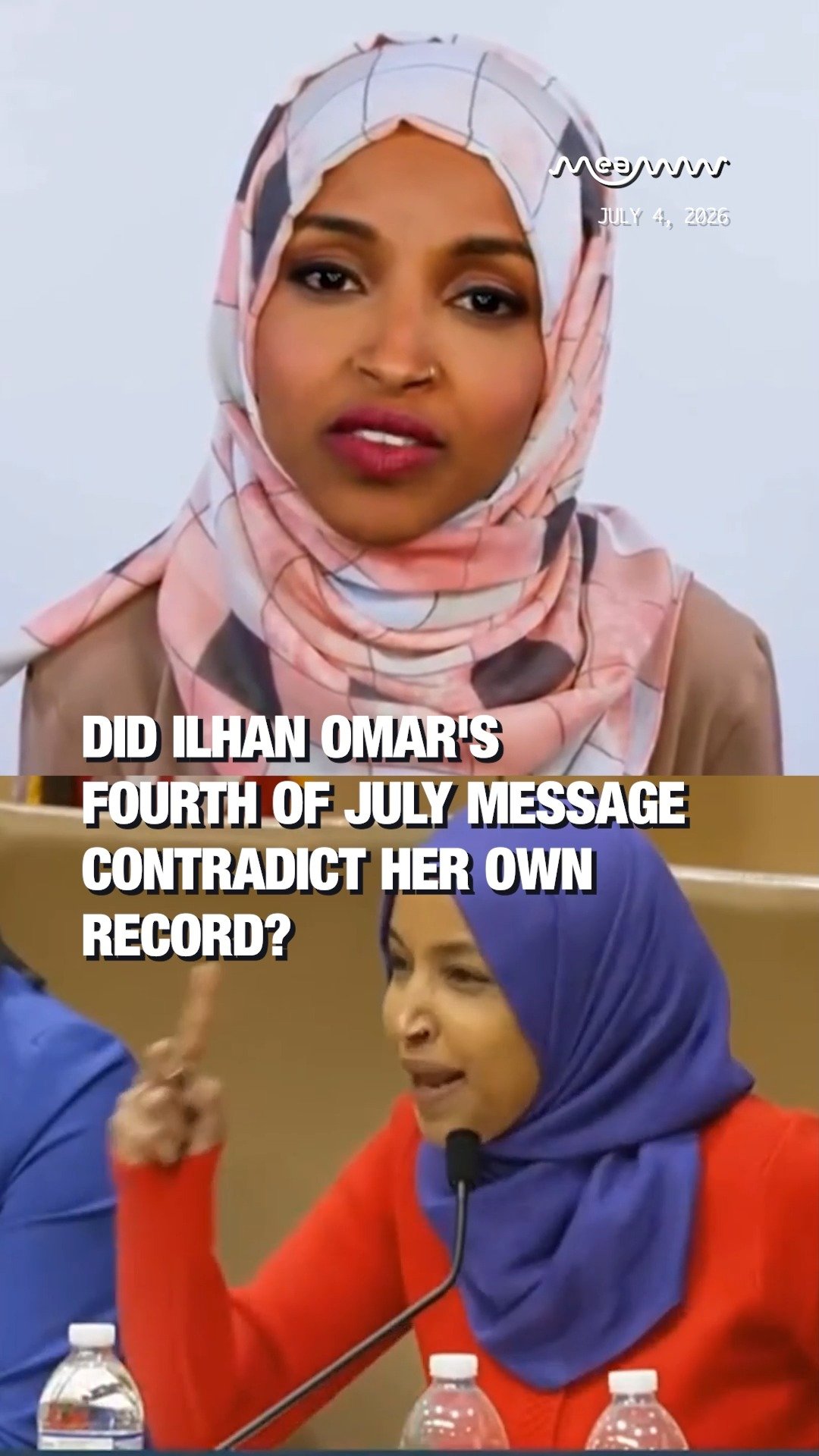 Did Ilhan Omar's Fourth of July Message Contradict Her Own Record?