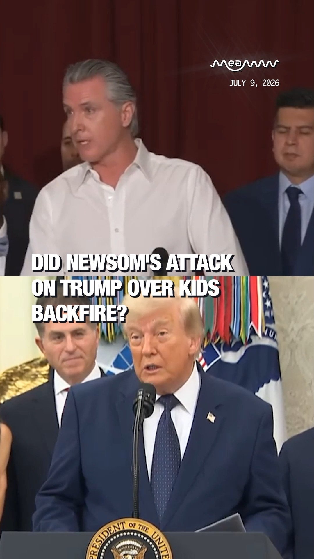 Did Newsom's Attack on Trump Over Kids Backfire?