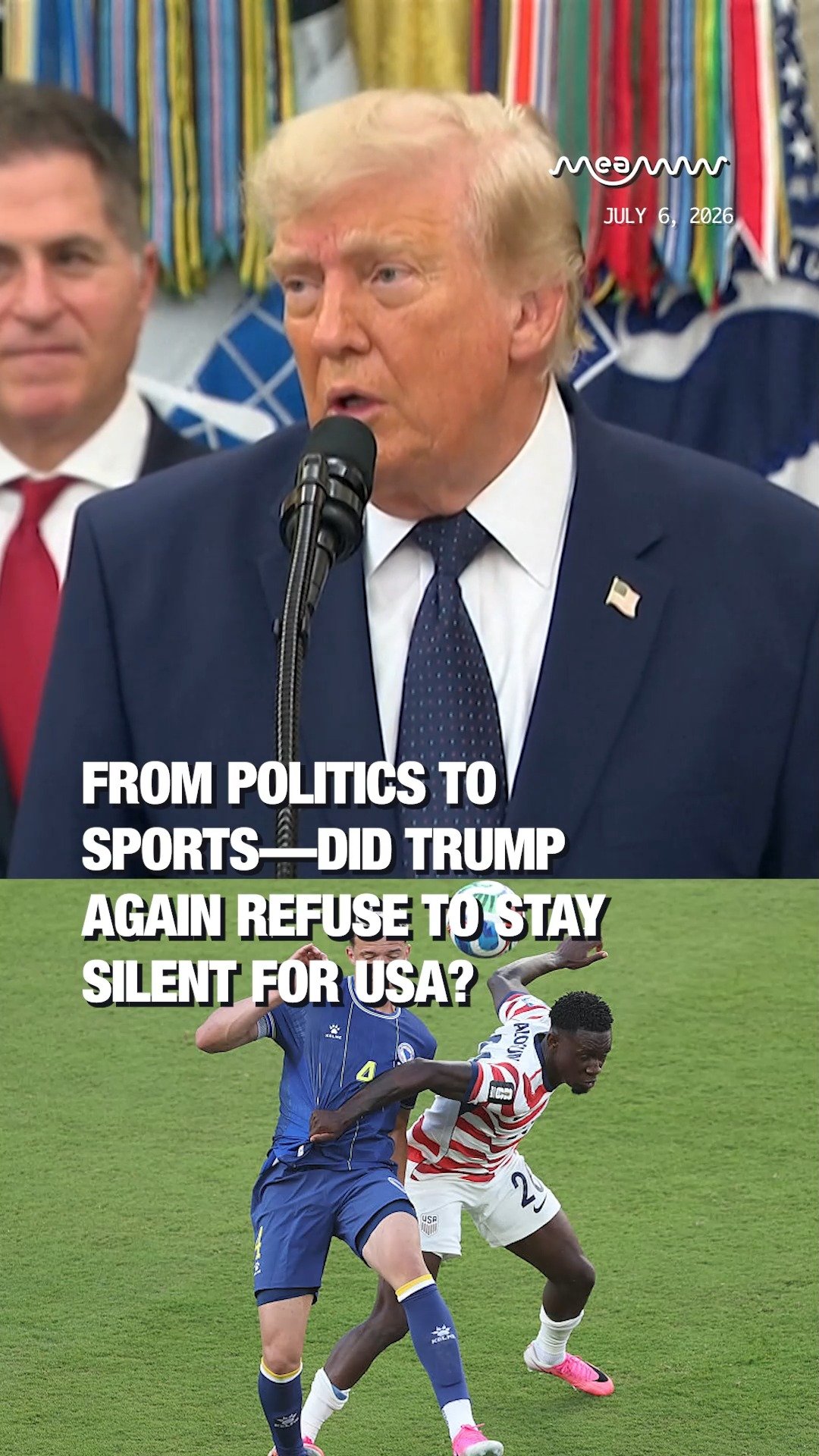 From Politics to Sports—Did Trump Again Refuse to Stay Silent for USA?