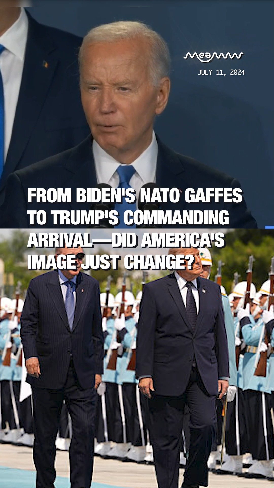 From Biden's NATO Gaffes to Trump's Commanding Arrival—Did America's Image Just Change?
