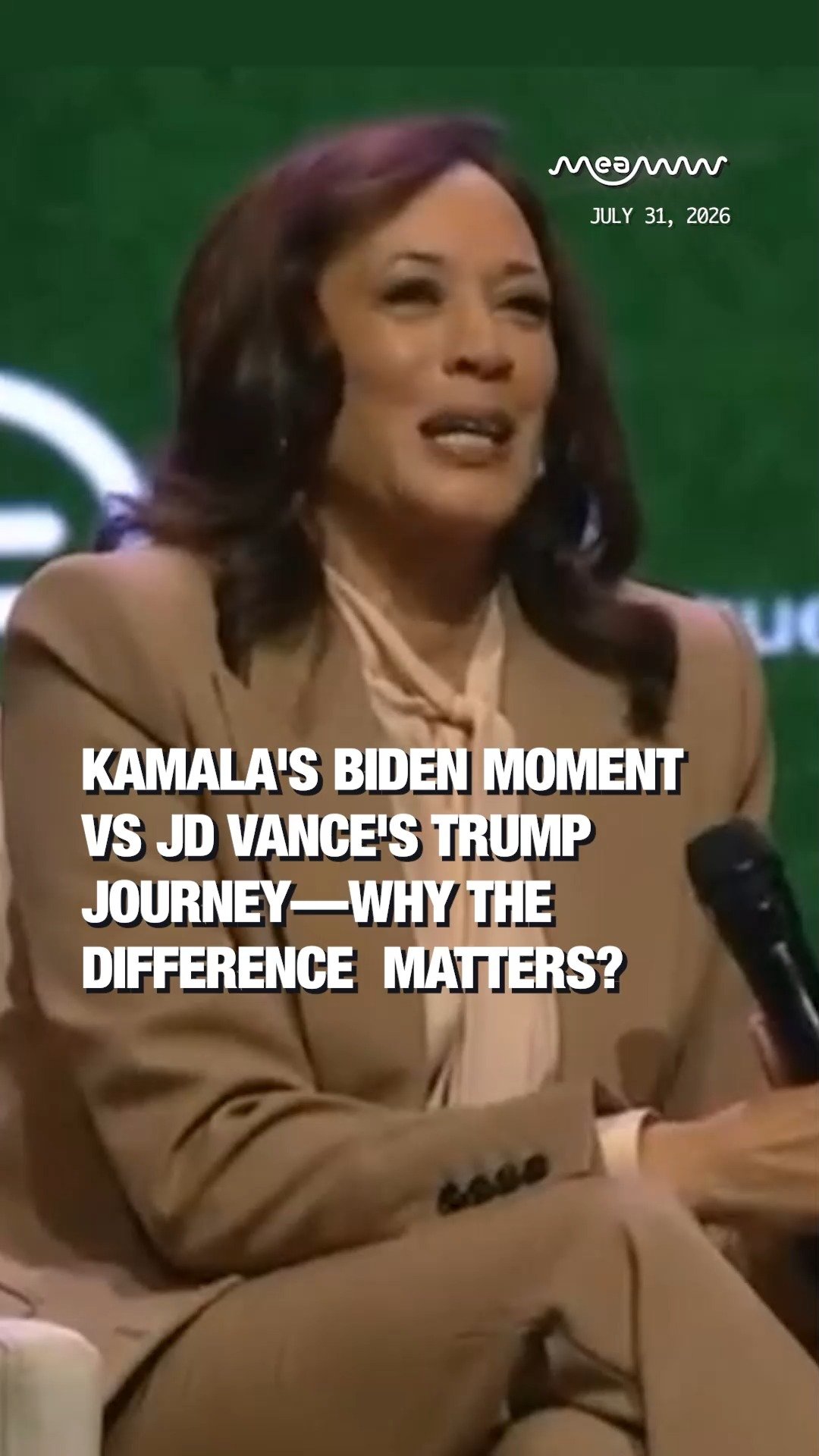Kamala Left Biden Out - JD Vance's Trump Story Took The Opposite Turn
