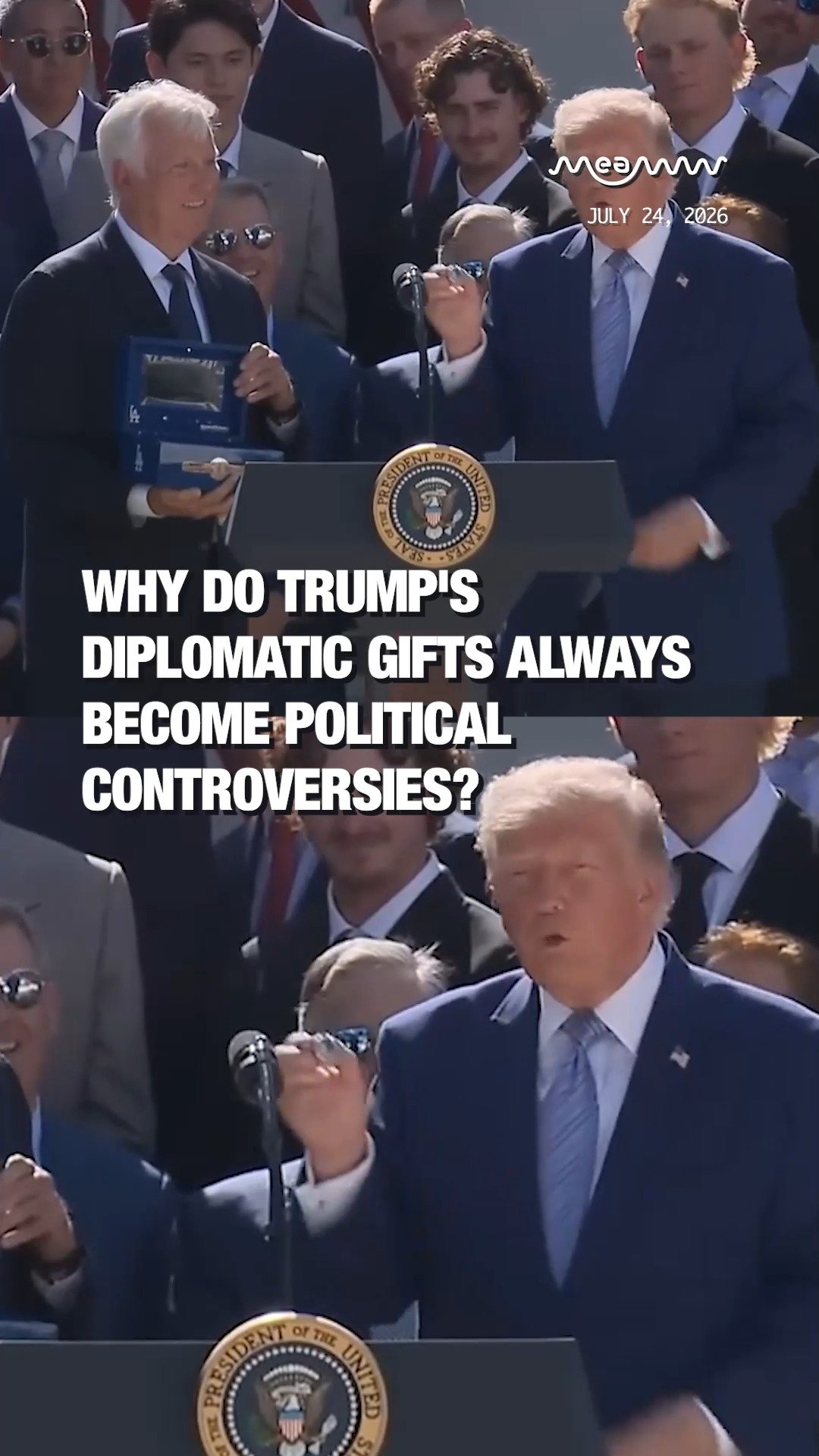 Why Do Trump's Diplomatic Gifts Always Become Political Controversies?