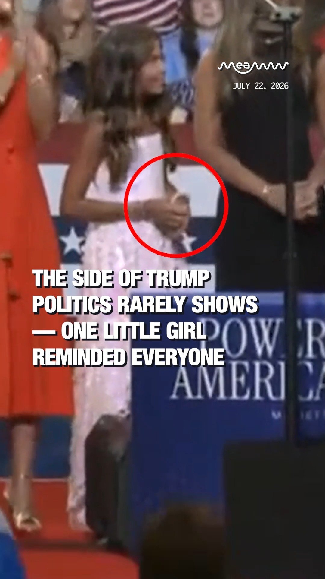 The Side of Trump Politics Rarely Shows—One Little Girl Reminded Everyone
