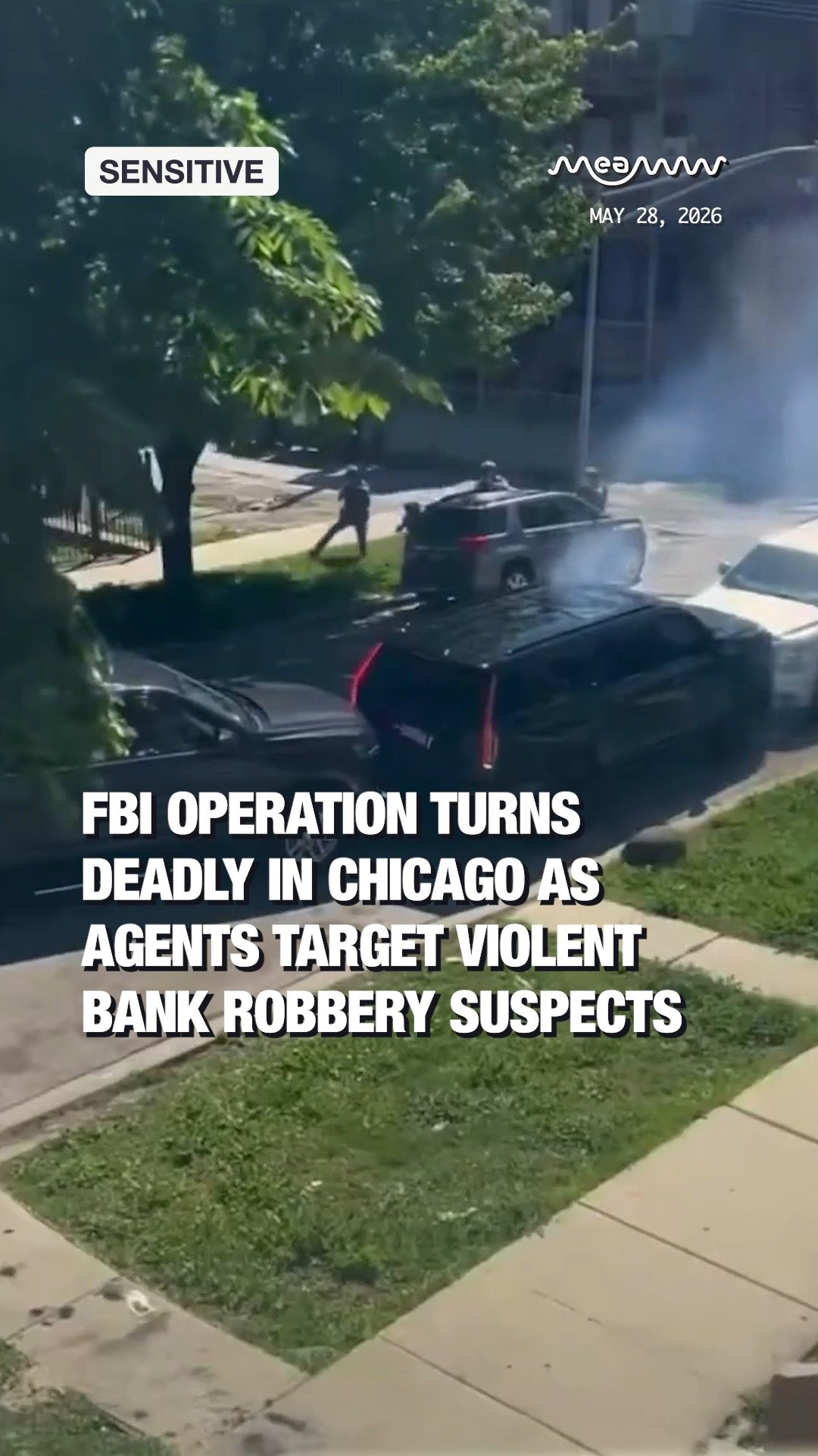 FBI Operation Turns Deadly in Chicago as Agents Target Violent Bank Robbery Suspects