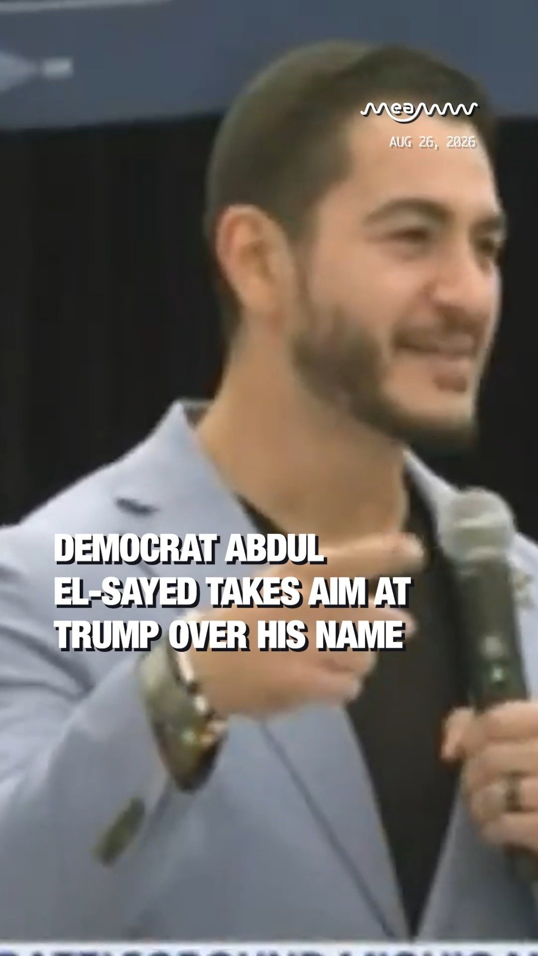 Democrat Abdul El-Sayed Takes Aim at Trump Over His Name