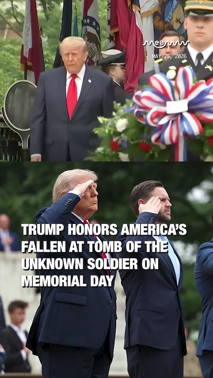 Trump Honors America’s Fallen at Tomb of the Unknown Soldier on Memorial Day