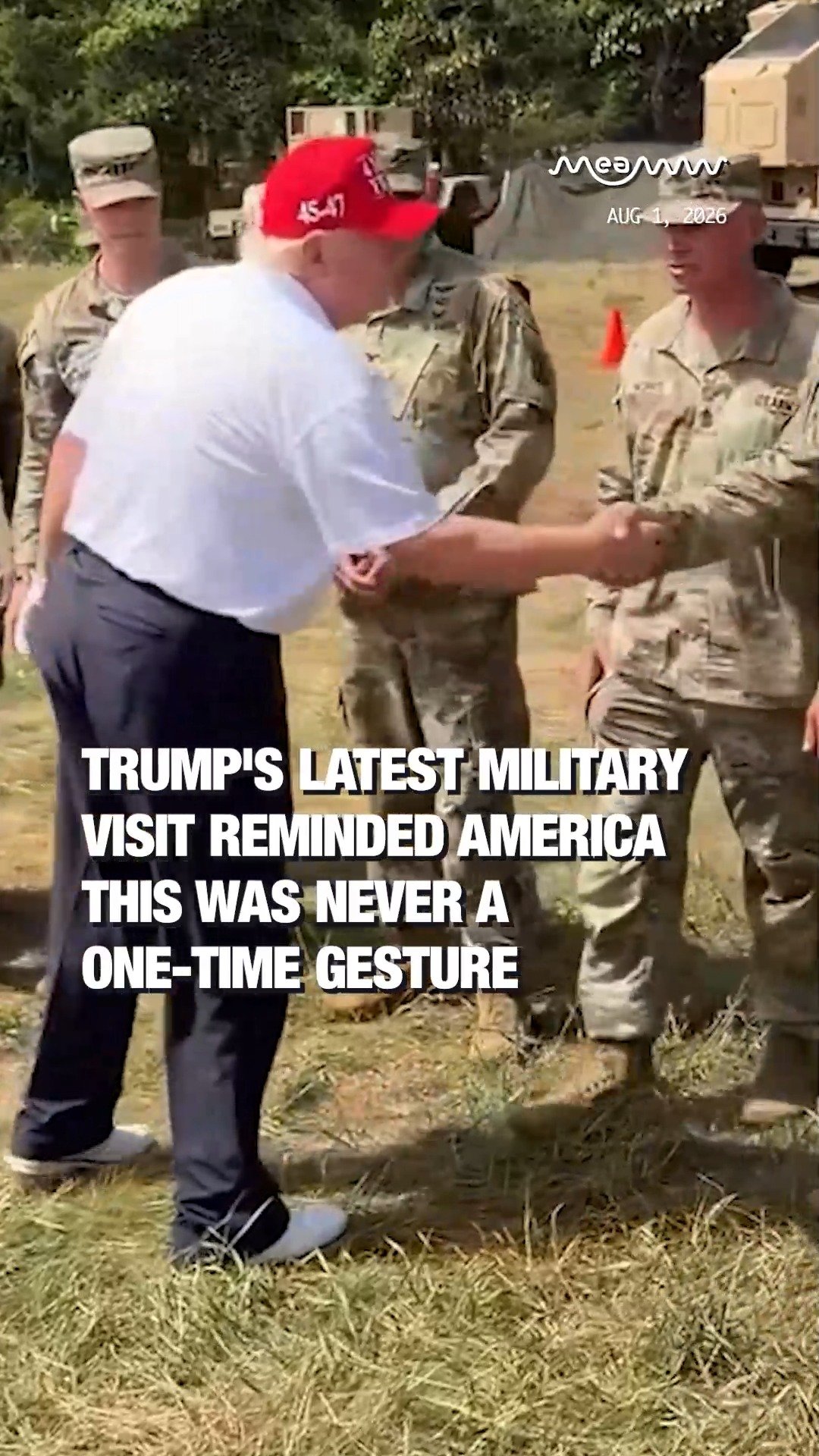 Trump's Visit to U.S. Troops Revealed Something Most People Never Noticed