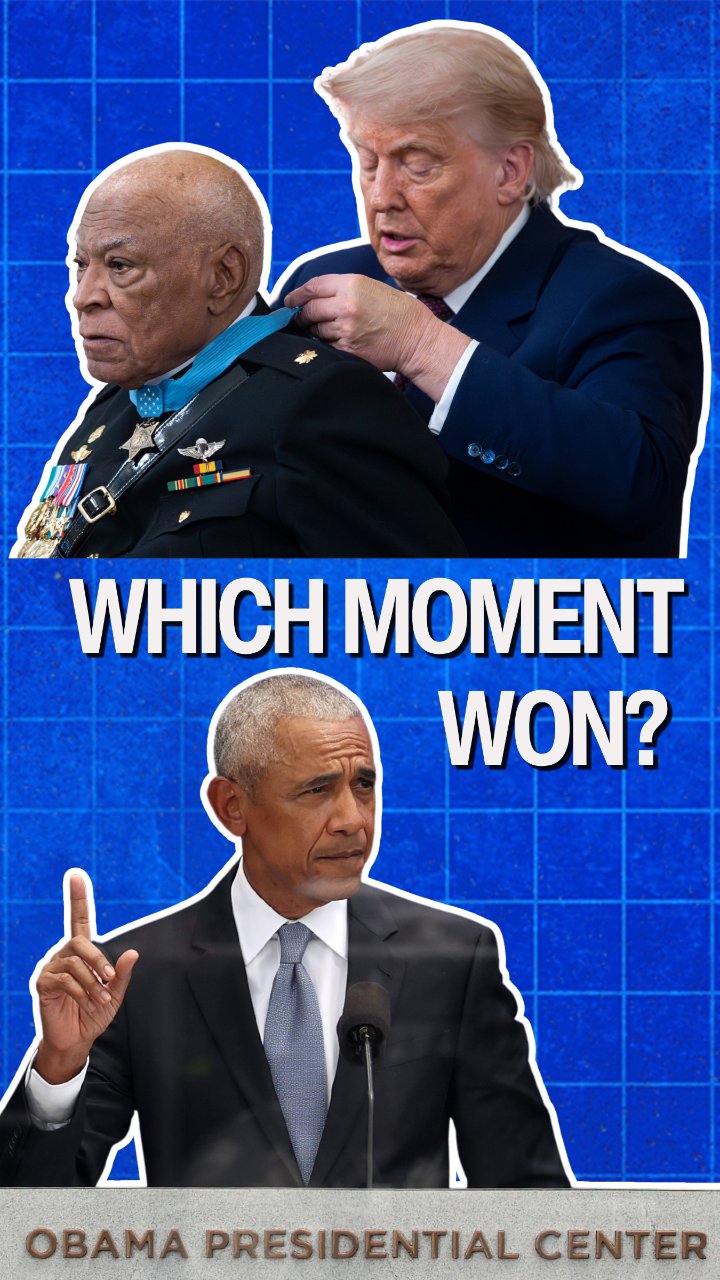 Obama’s Legacy Celebration vs Trump’s Hero Honor Ceremony