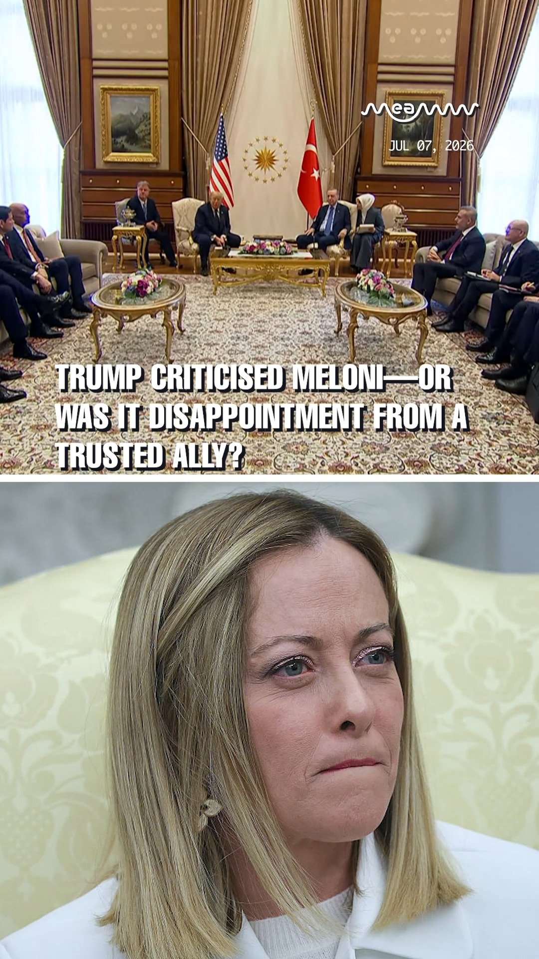 Trump Criticised Meloni—Or Was It Disappointment From a Trusted Ally?