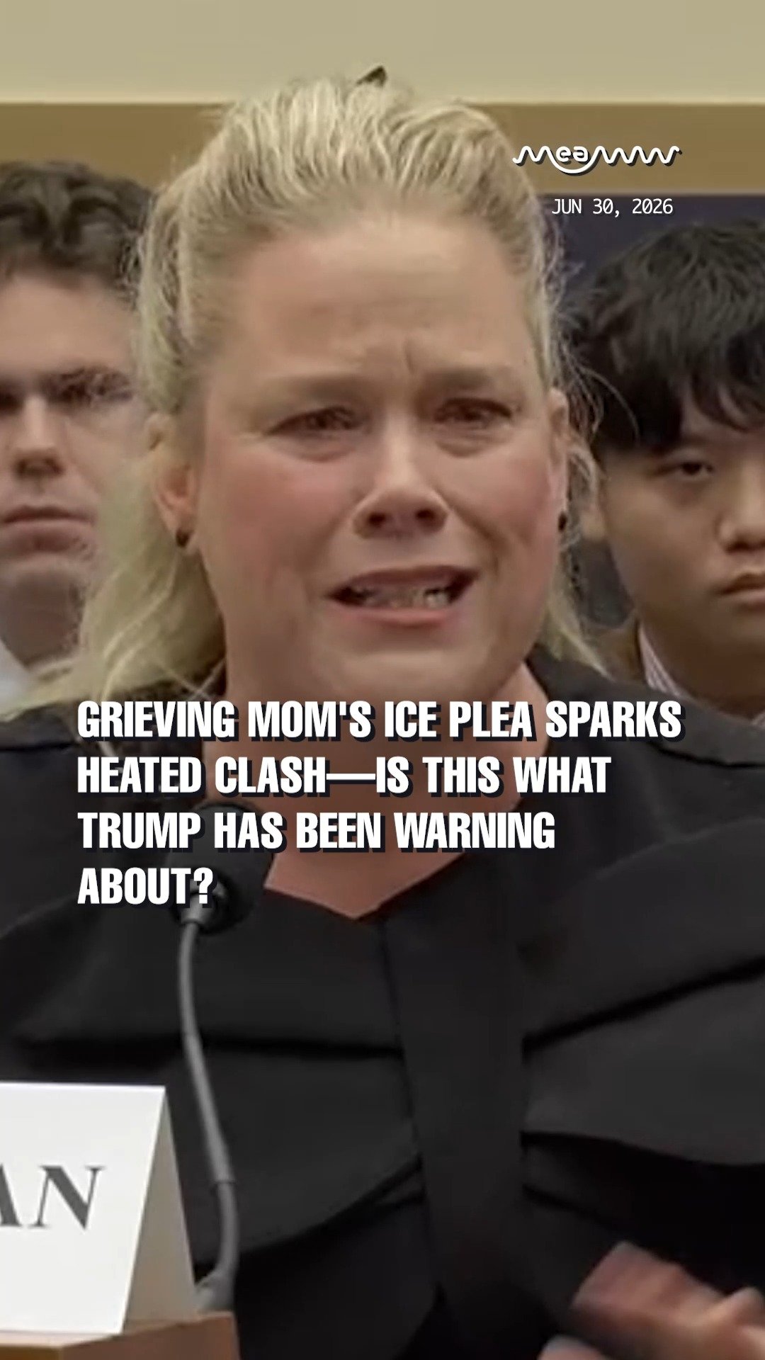Grieving Mom's ICE Plea Sparks Heated Clash—Is This What Trump Has Been Warning About?