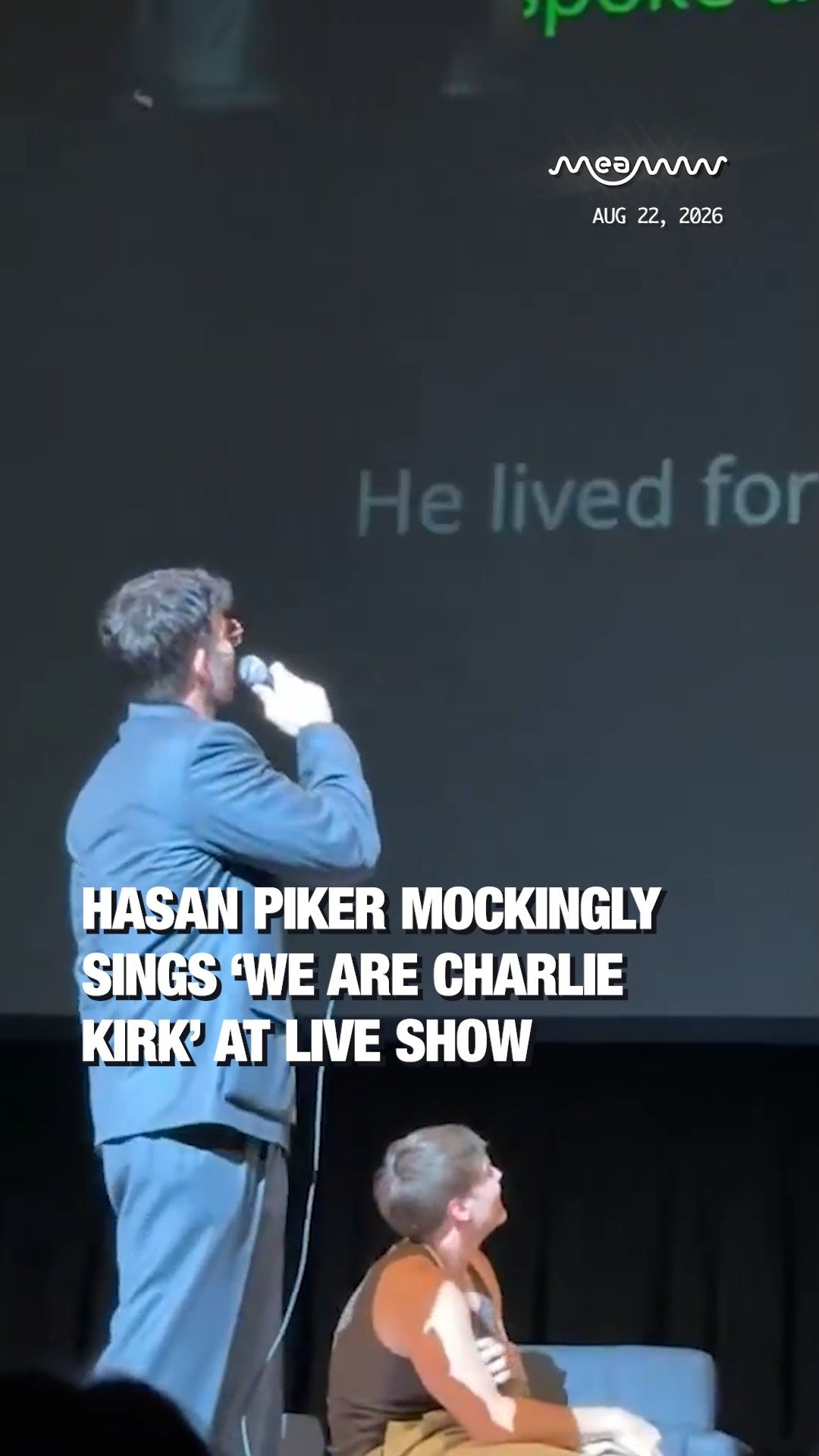 Hasan Piker Mockingly Sings ‘We Are Charlie Kirk’ at Live Show