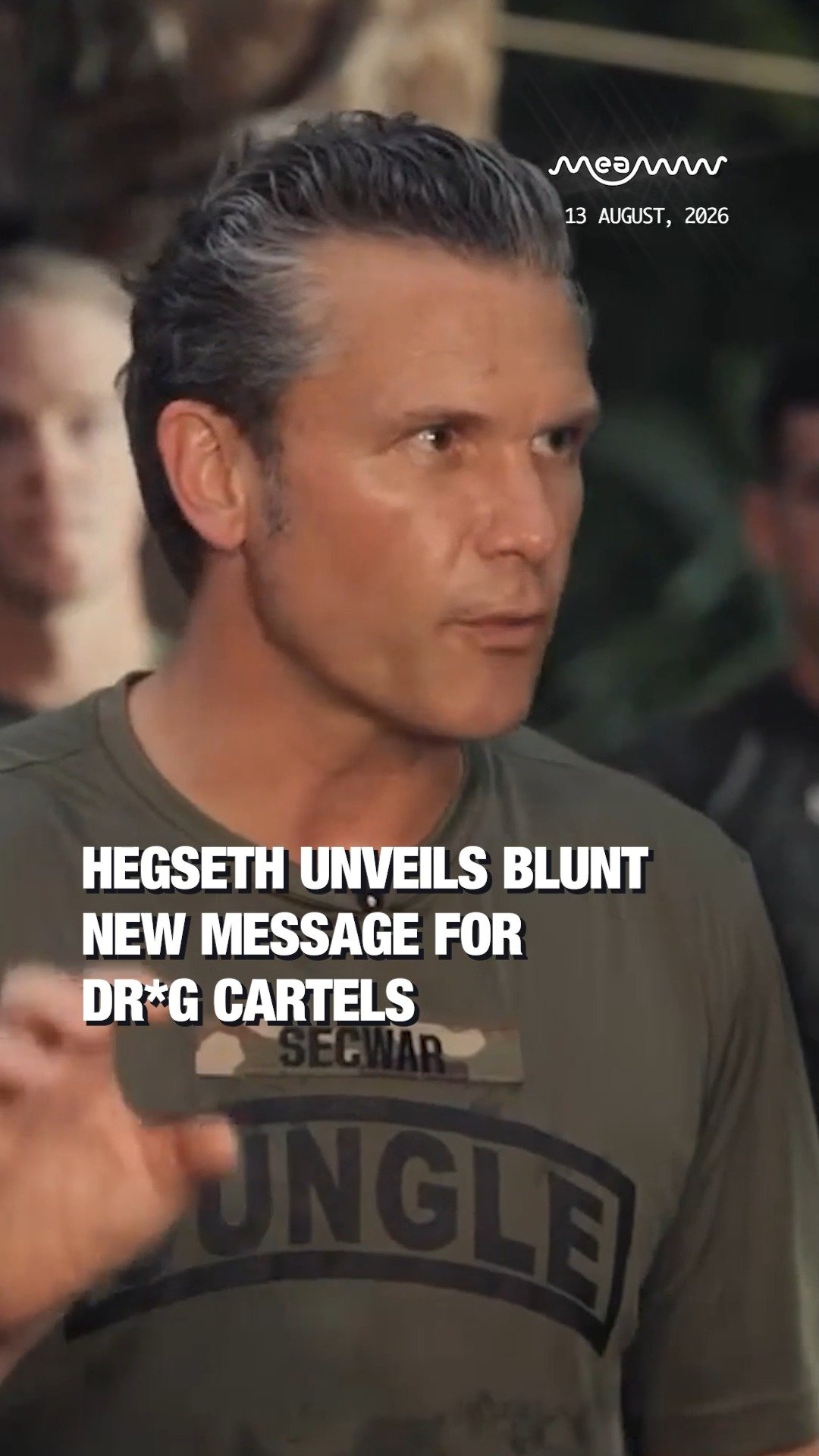 Hegseth Unveils Blunt New Message for Dr*g Cartels