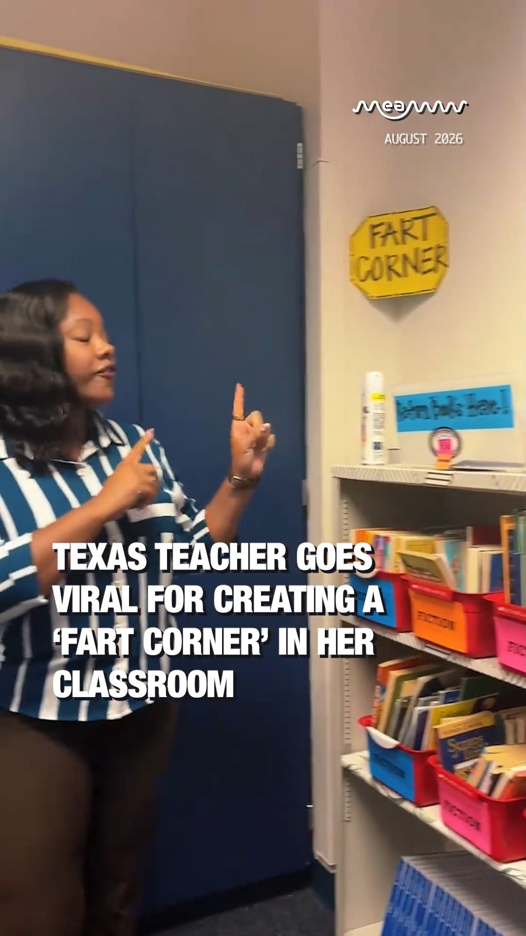 Texas Teacher Goes Viral for Creating a ‘Fart Corner’ in Her Classroom