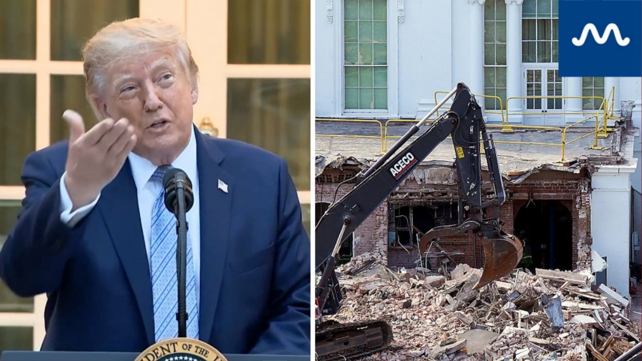 ‘I Know What I’m Doing’: Trump Shrugs Off Questions Over White House Renovations