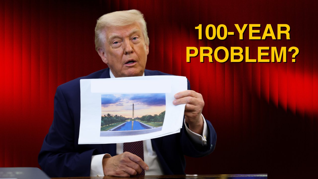 WATCH: Trump Unveils Reconstructed Lincoln Memorial Reflecting Pool