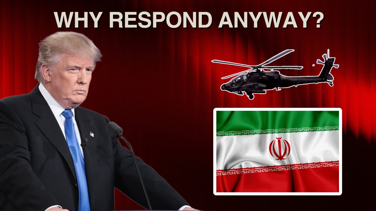 Watch Trump's Reaction When A Reporter Asks Him About Iran Shooting Down a U.S. Apache