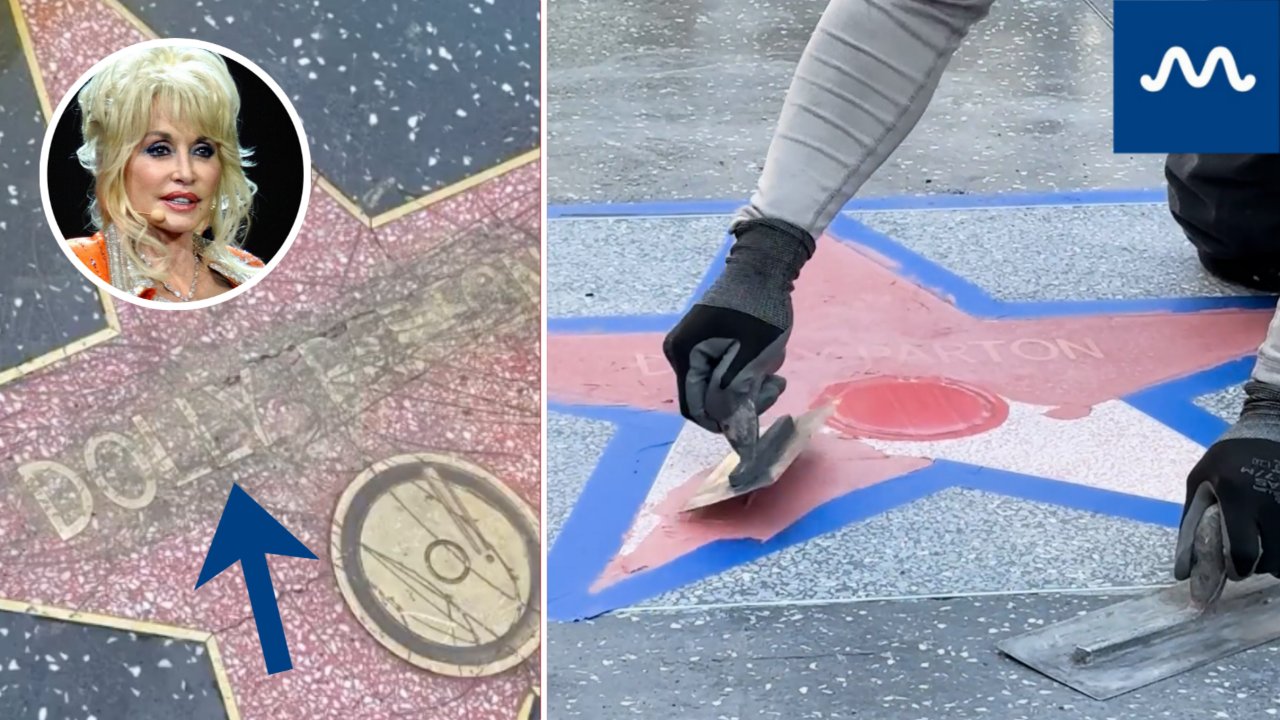 Dolly Parton’s Hollywood Walk of Fame Star Replaced After Being Defaced