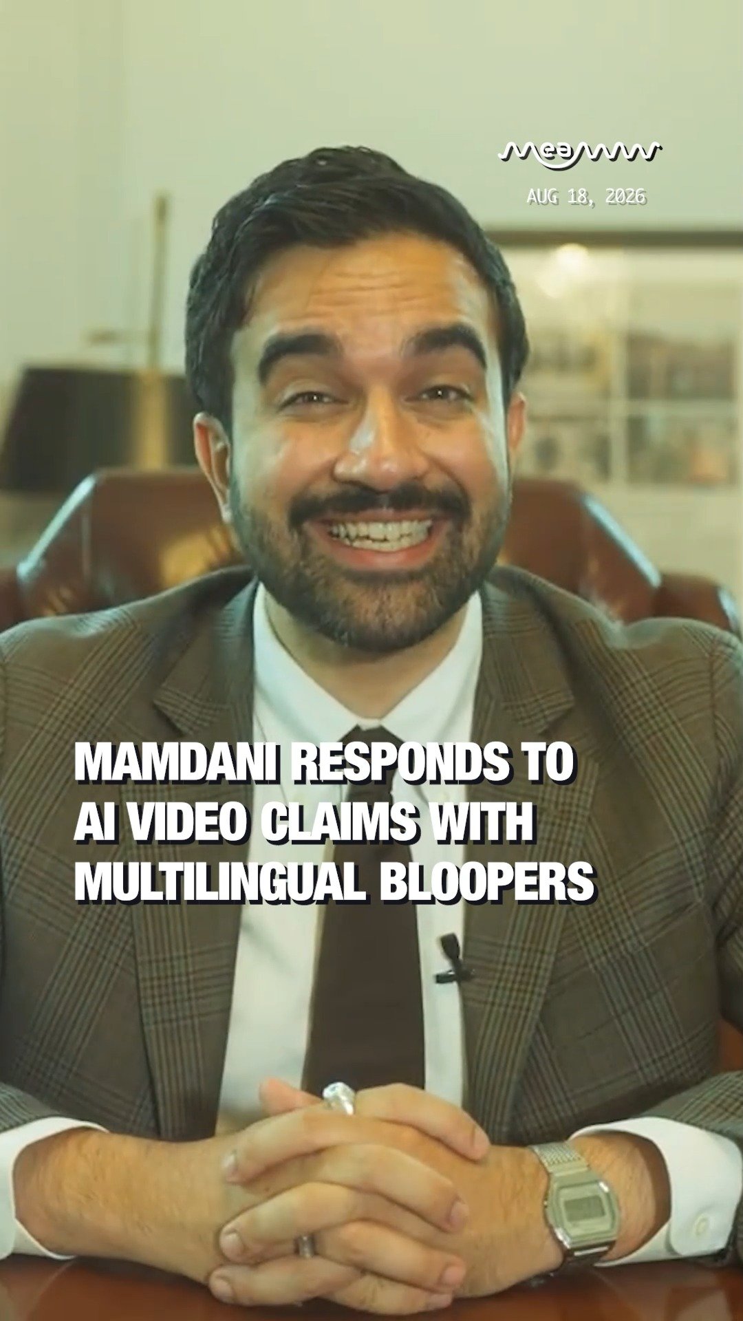 Mamdani Responds to AI Video Claims With Multilingual Bloopers