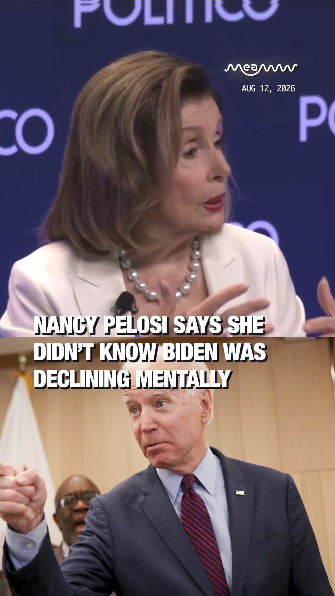 Nancy Pelosi Says She Didn’t Know Biden Was Declining Mentally