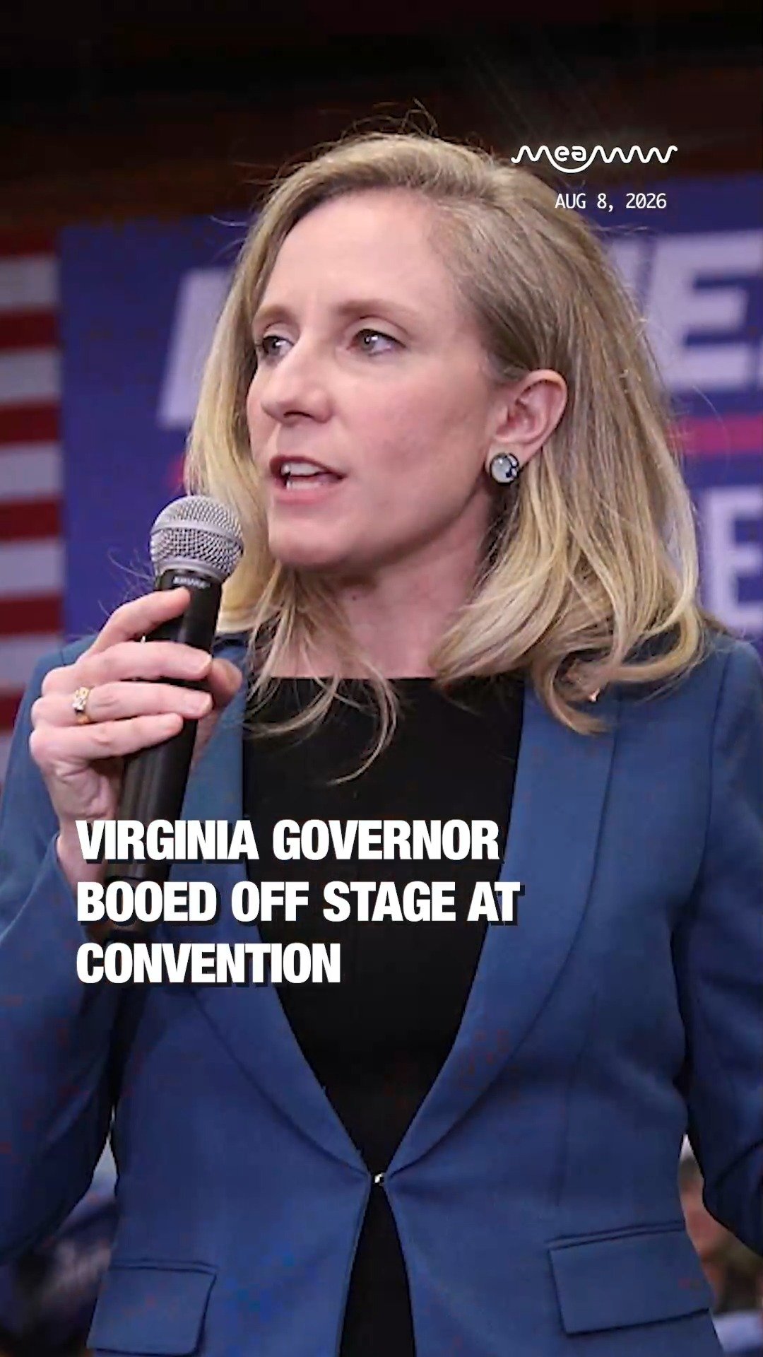 Virginia Governor Booed Off Stage at Convention