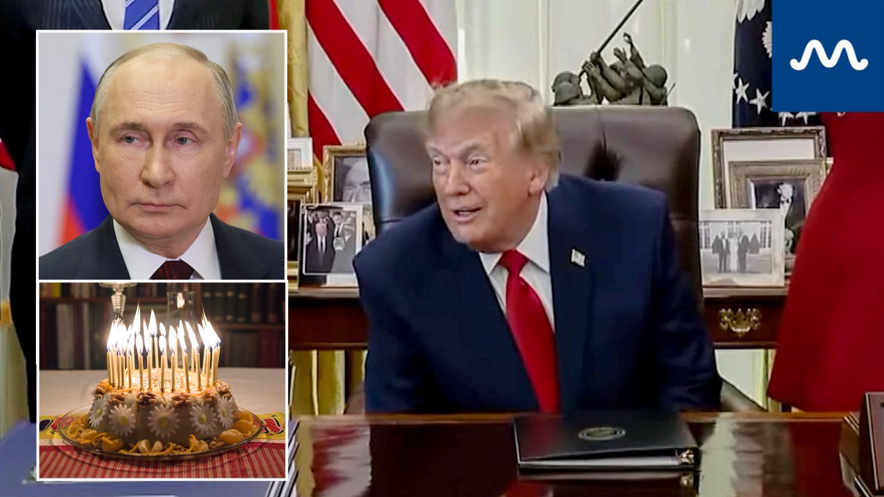 ‘I’m Sure You’re Going to Celebrate It’: Trump Jokes About Putin’s Birthday