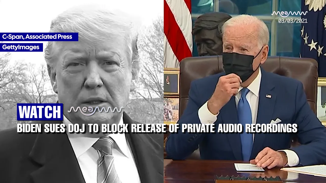 Joe Biden Sues Trump’s DOJ to Stop Secret Ghostwriter Audio Release