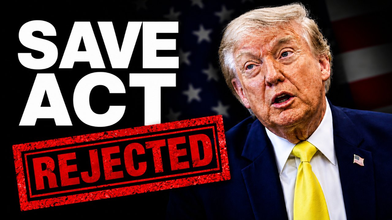 48-50 Defeat: Senate Rejects Trump’s SAVE Act as Four Republicans Break Ranks