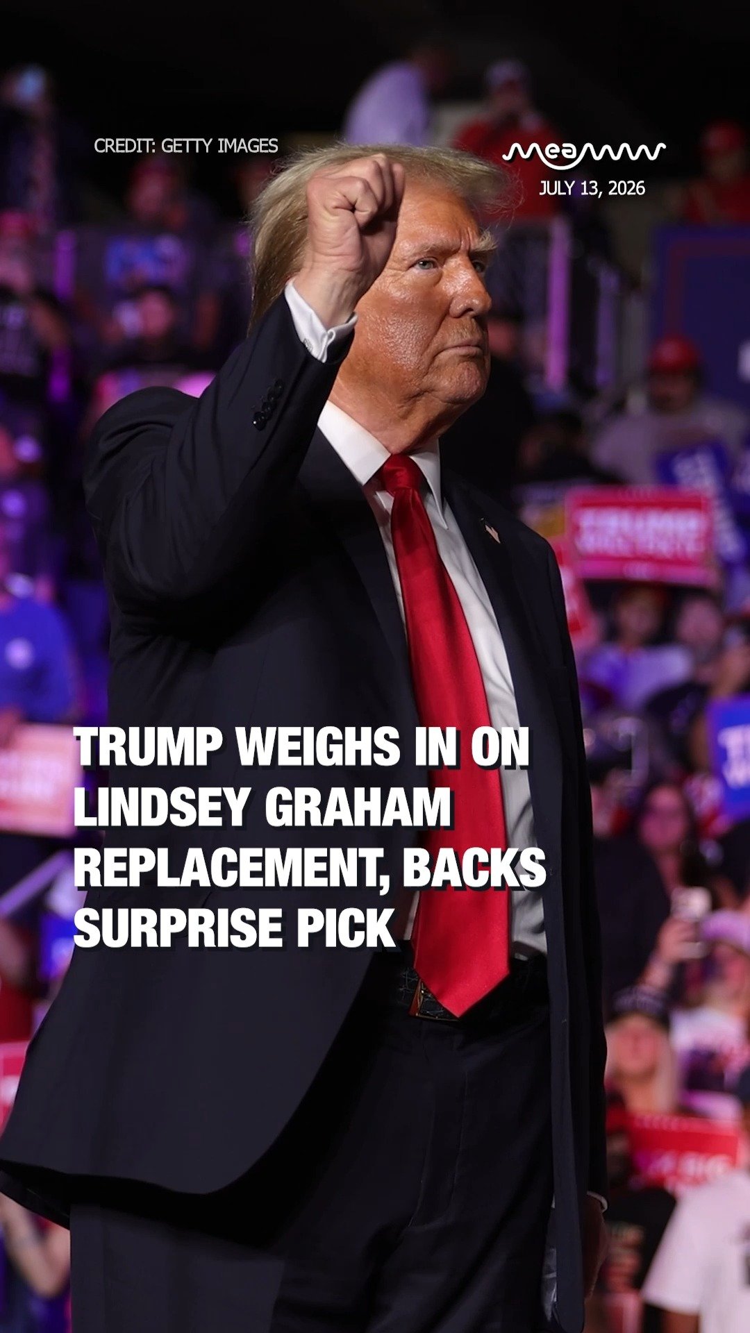 Trump weighs in on Lindsey Graham replacement, backs surprise pick
