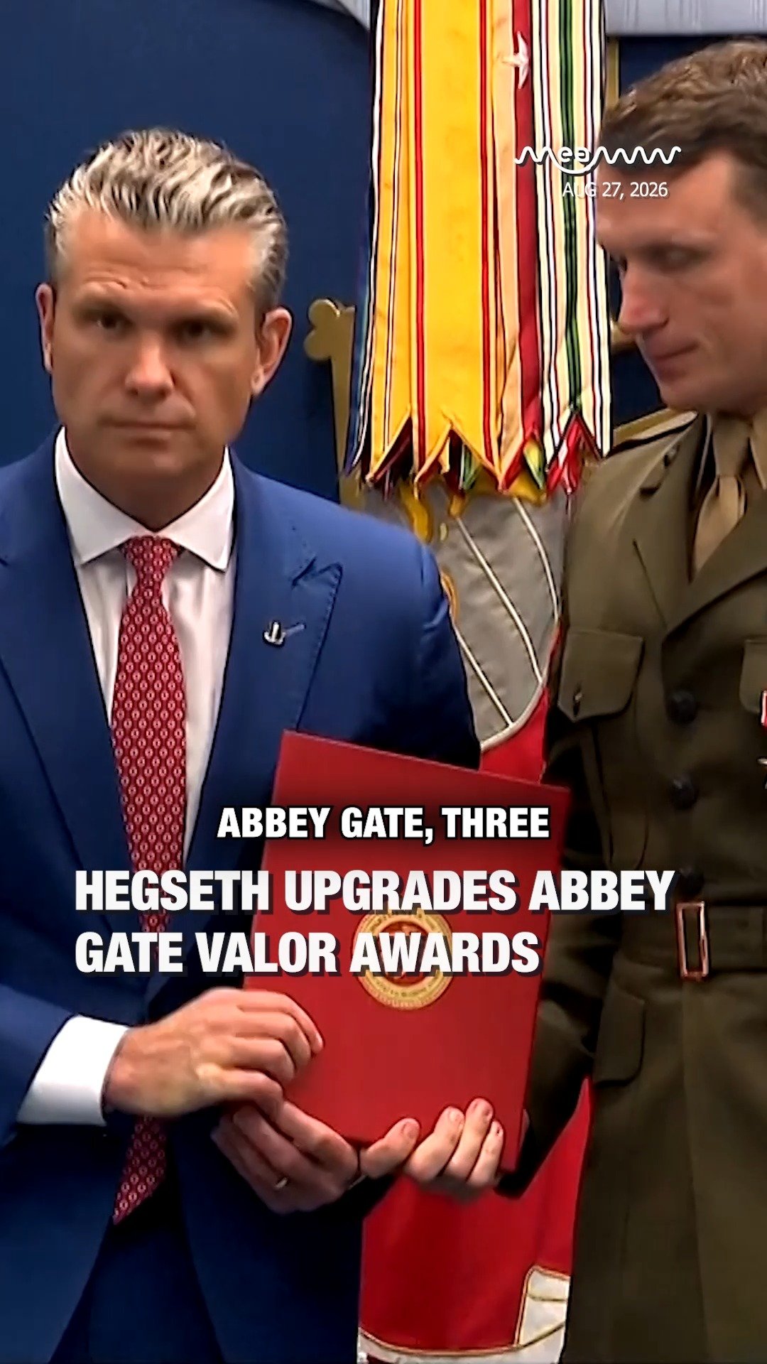 Hegseth Upgrades Abbey Gate Valor Awards