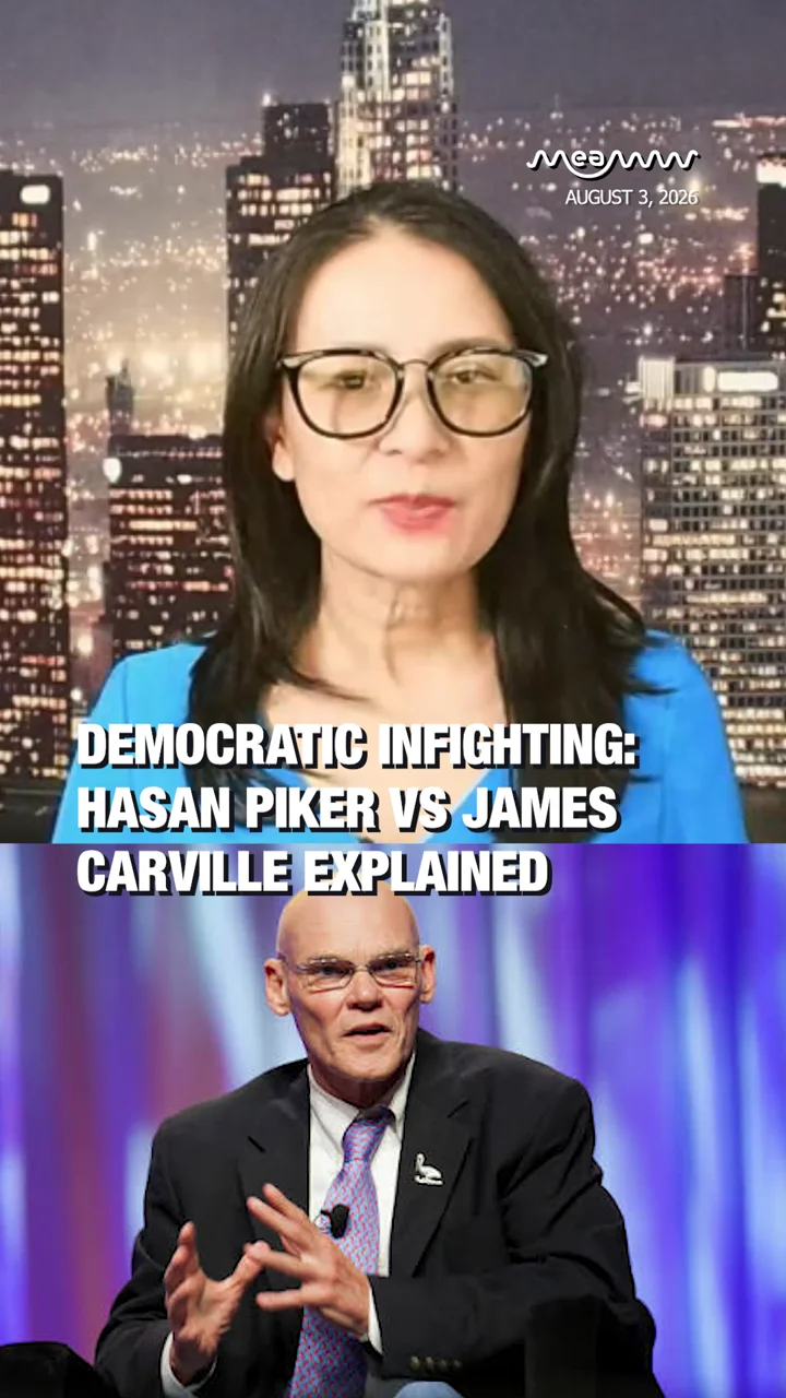 Democratic Infighting: Hasan Piker vs James Carville Explained.